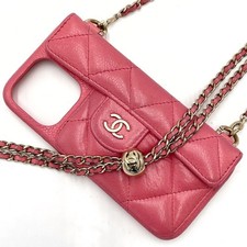 Chanel Smartphone Case, iPhone 12/iPhone 12 Pro Case, Coco Logo, Flap, Matelass