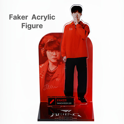 T1 Acryl Figur Faker Keria Doran Gumayusi Smash Oner   US Tarif inklusive