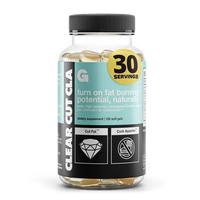 Gains in Bulk Clear Cut CLA, Pure Conjugated Linoleic Acid Supplements for Me...