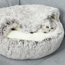 Pet Bed Warm Autumn and Winter Soft Plush Cold Comforter Nest Shell Cat Supplies