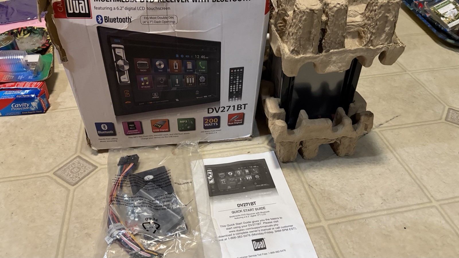 Dual Electronics Car Stereo 6.2
