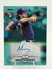 2025 Stadium Club Autographs - Mason Montgomery #SCBA-MMO - Turquoise /99