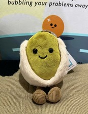 Jellycat Amuseables Horatio Pistachio Plush Bag Charm Cute Keychain NWT Gift New