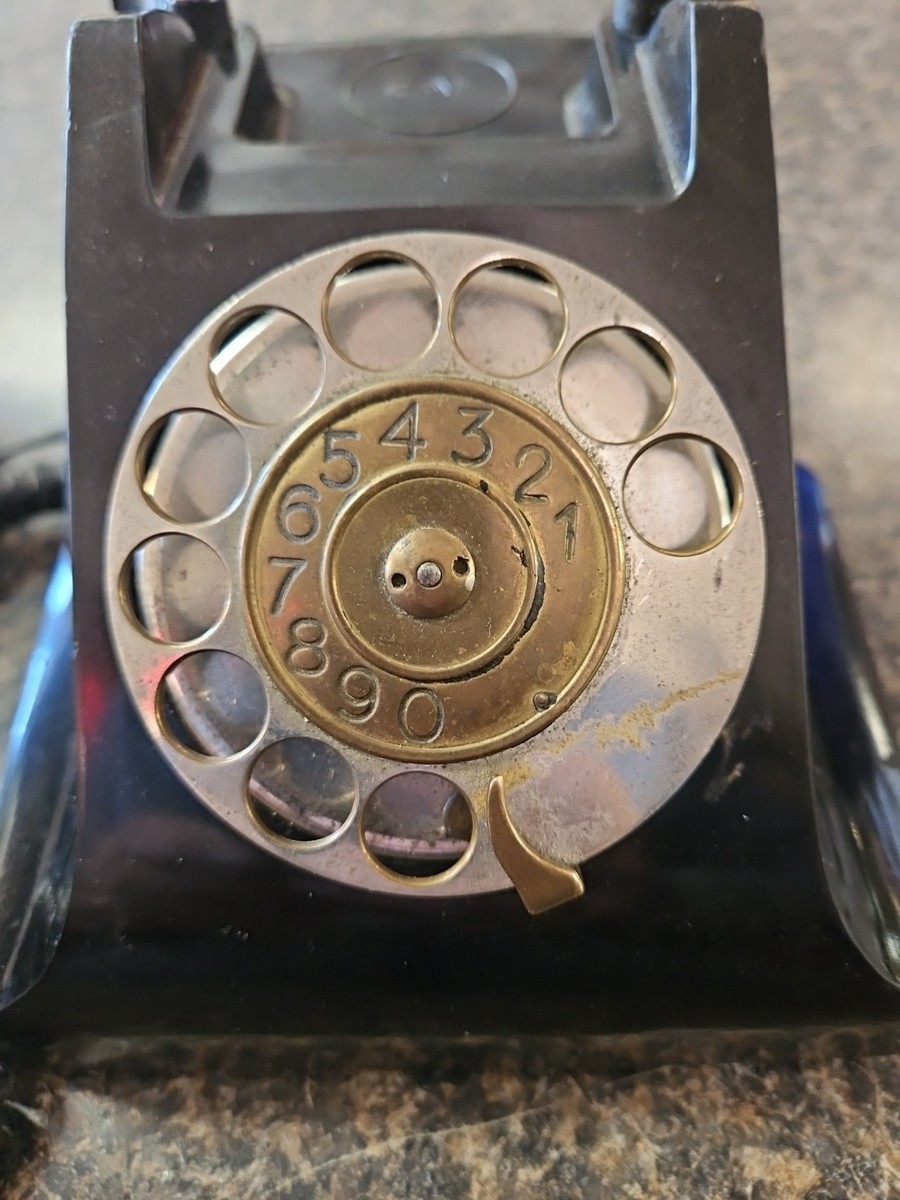 ERICSSON DBH 1001 Bakelite Rotary Desk Telephone 1931 Art Deco