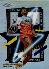 2021-22 Topps Chrome Overtime Elite Levitate #LEV-10 Alexandre Sarr Overtime