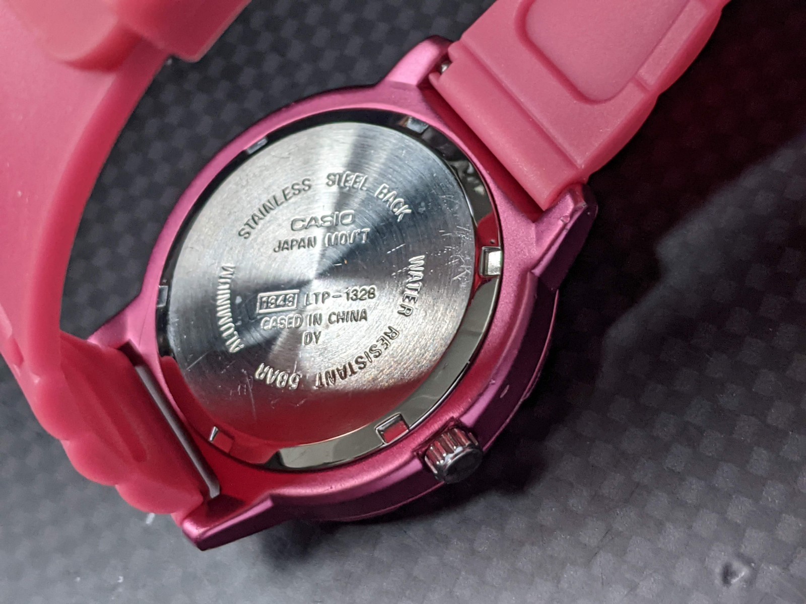 Ladies Pink  Multi-function Casio Glitter Watch L… - image 7