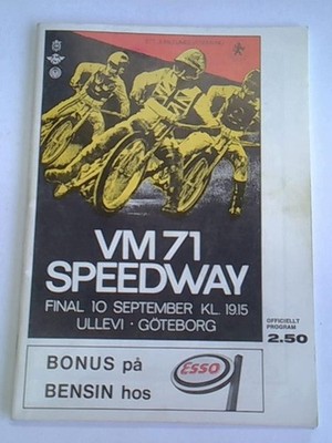 VM 71 Speedway Final 10.Sept. 1971