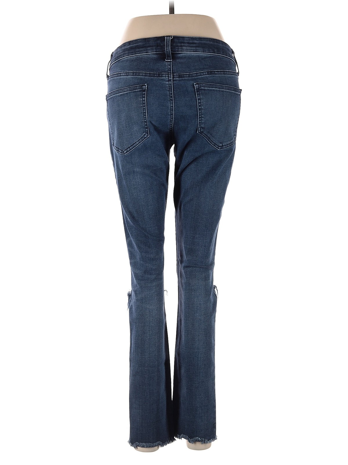 Uniqlo Women Blue Jeans 28W thumbnail 2