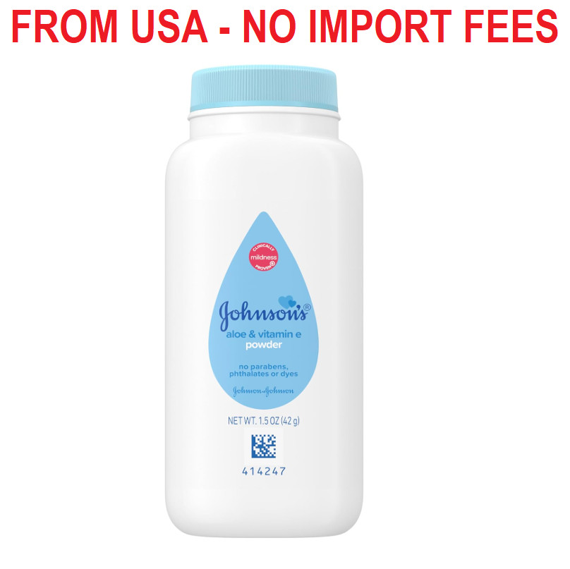 Johnson's Baby Cornstarch Baby Powder with Aloe and Vitamin E for Delicate Skin,