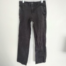 Gap Kids Boys Black Chino Pants Cotton Twill Casual School Pockets