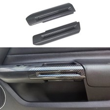 AOKIO Carbon Fiber Interior Door Handle Cover Trim for 2015-2024 Ford Mustang