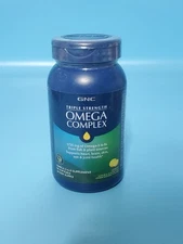 GNC Triple Strength Omega Complex 90 Count Omega 3 6 9 Heart Health Exp:  12/26