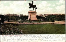 Boston MA-Massachusetts, Public Gardens, Monument, Vintage Postcard