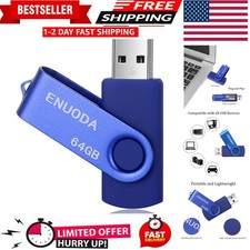 64GB USB Flash Drive Thumb Drives 64GB Swivel Design USB 2.0 Memory Stick Jum...