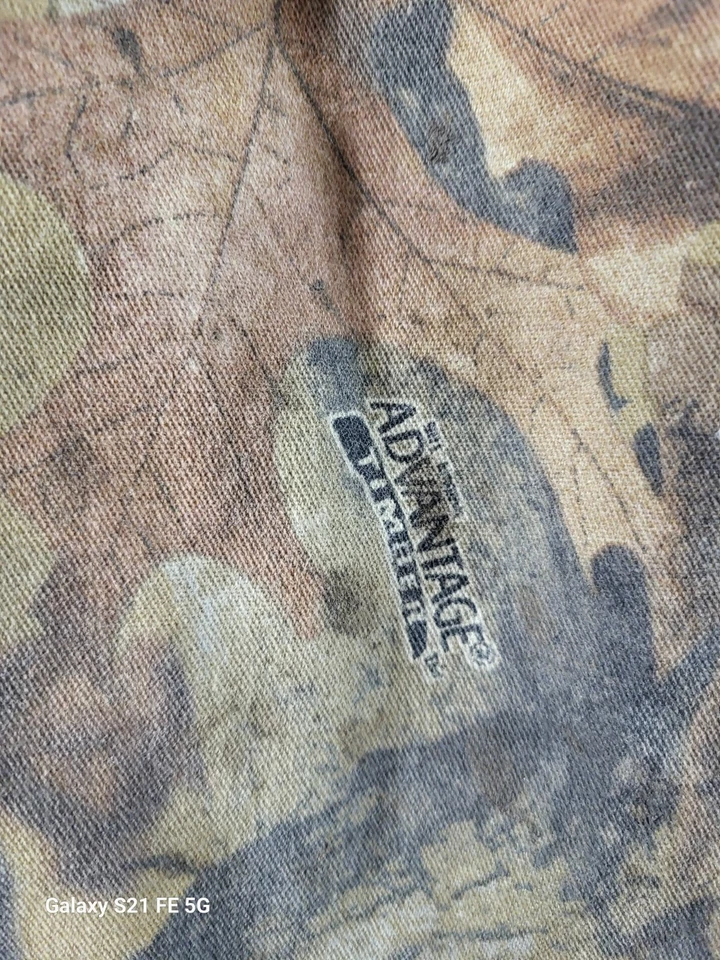 Pantalones de caza Wrangler Outdoor Gear carga para hombre 36x31 ventaja madera camuflaje Foto 4 de 4