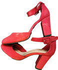 Y NOT? KAILI red heel sandals shoes- size 11M - 4¨ — photo 5