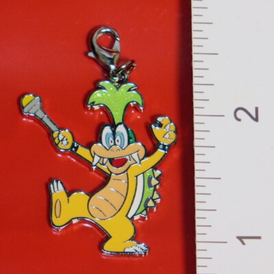 SUPER NINTENDO WORLD Iggy Koopalings Bowser Metal Charm Keychain