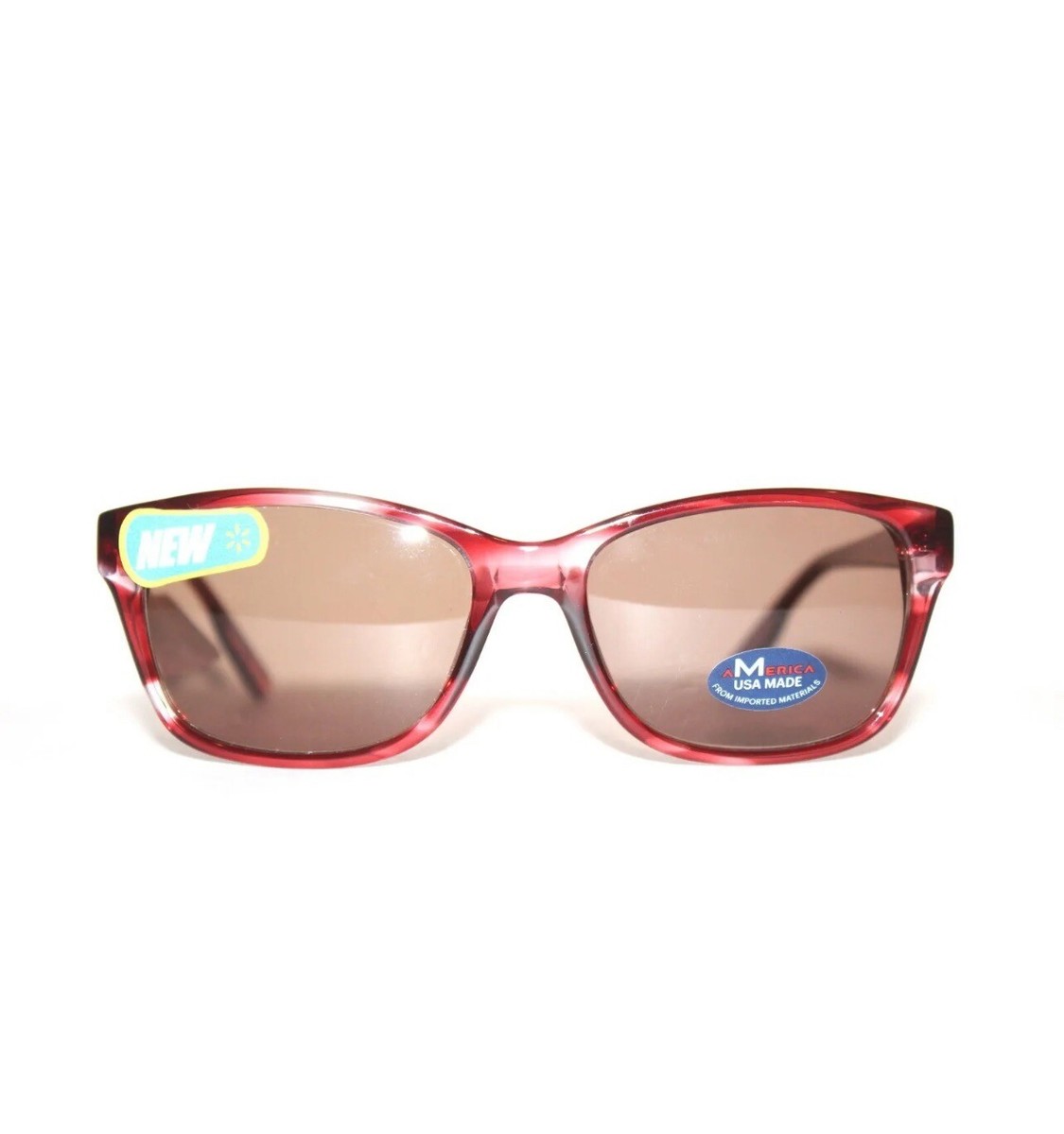 NWT~ America Sunglasses MU401 54-16-140 Mia Burgundy Rx Frames