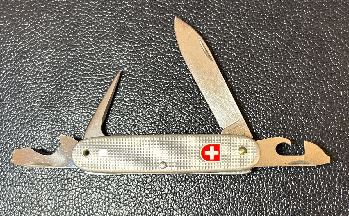 Victorinox SOLDIER Swiss Army Knife - Alox - Silver - 93mm - 1983