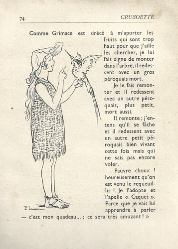 CRUSOETTE Jacqueline LAGRANGE Dessins couleur de CHADEURGE et N&B de LISSAC 1934 - Picture 21 of 24