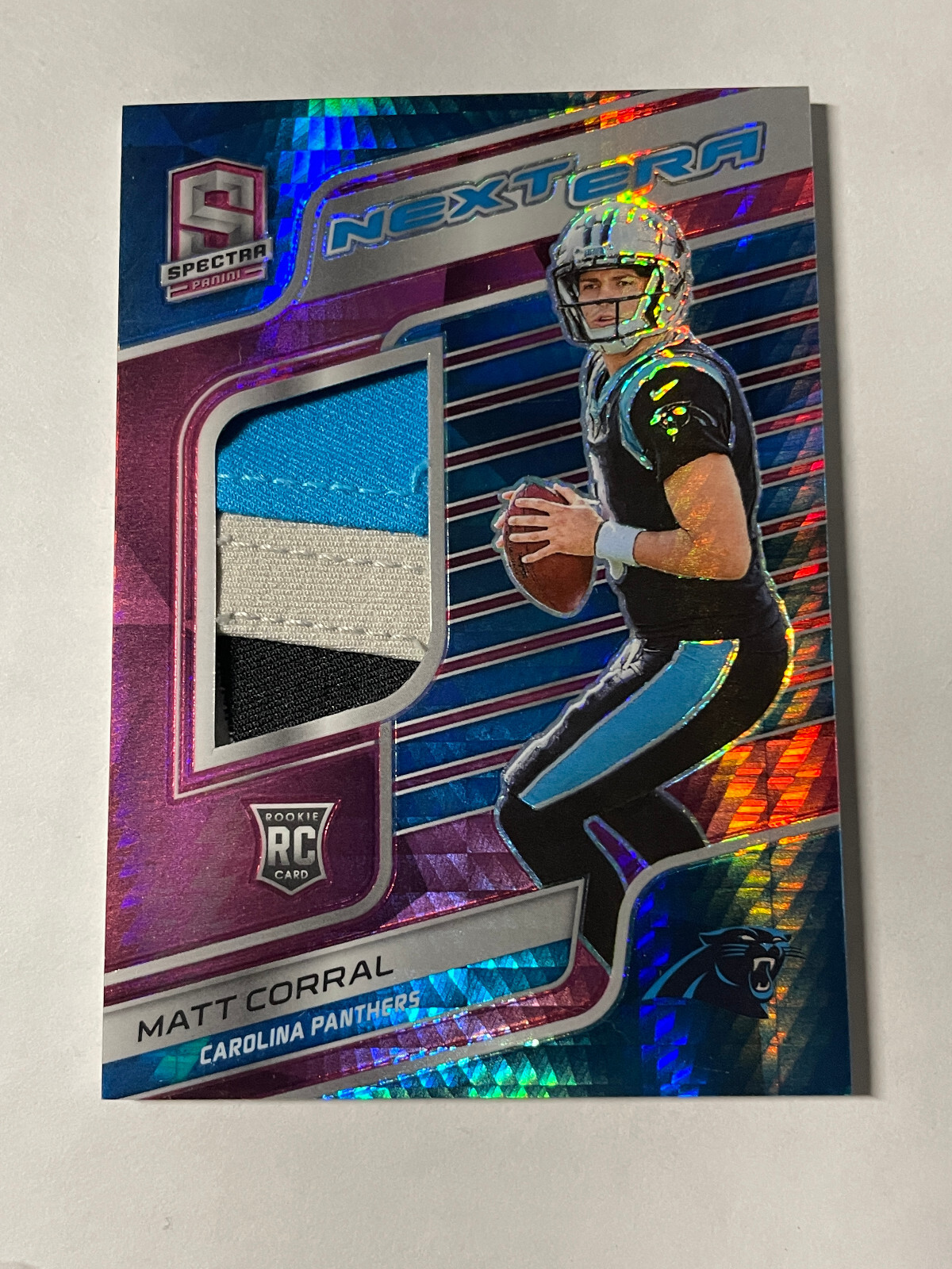 Matt Corral Panini Spectra Next ERA Memorabilia #NEMCO Neon Pink