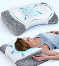 Ultra Comfort Cervical Neck Pillow for Pain Relief, Adjustable Side Sleeping