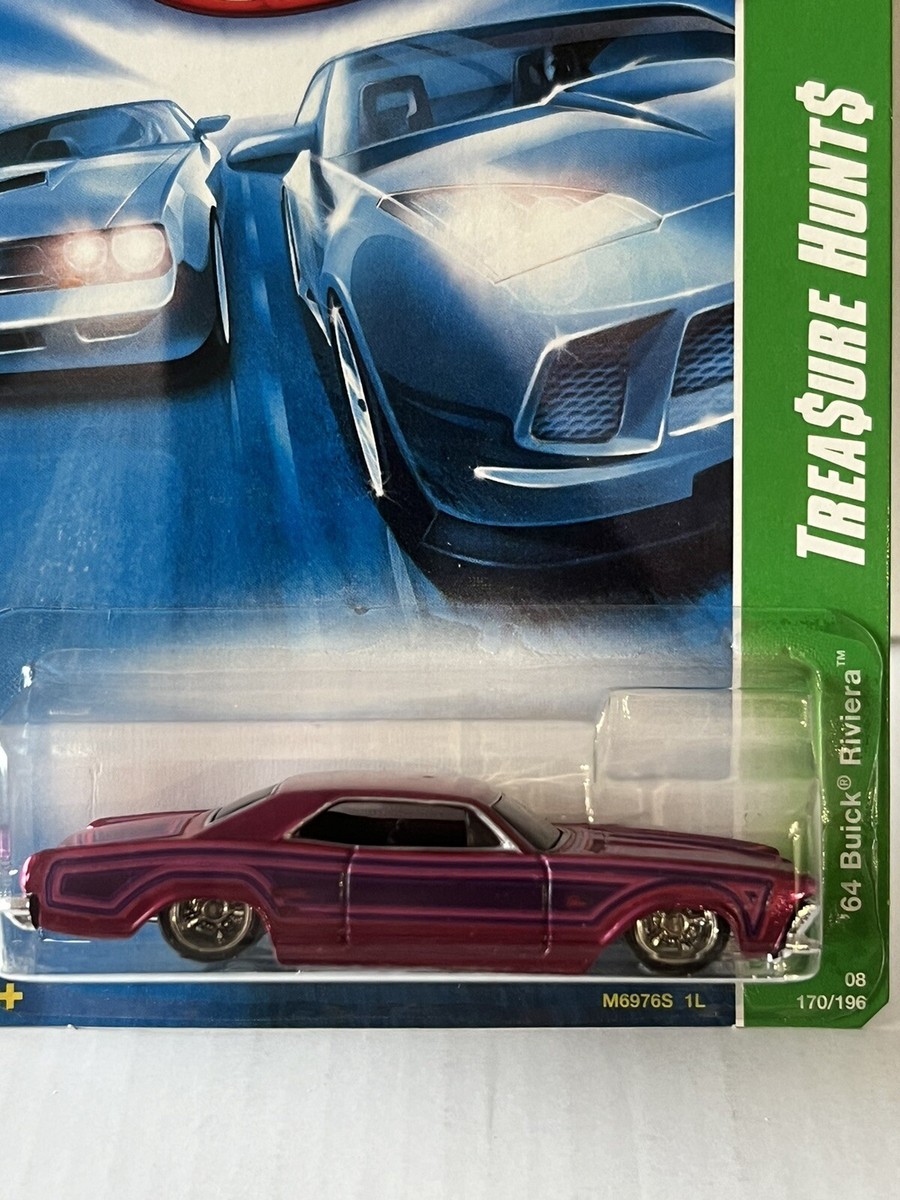 Hot Wheels 64 Buick Riviera 2008 Super Treasure Hunt Pink STH