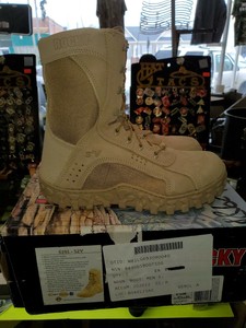 rocky tan military boots