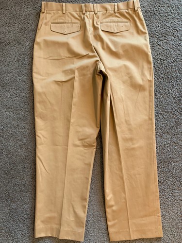 LL Bean Chino Pants Wrinkle Free Mens 