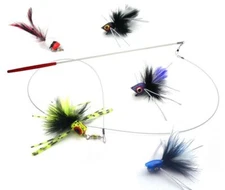 Cat Toy Teaser Wand "Bugsy" Kat Fly®