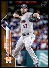 2020 Topps Update Gold Chris Devenski /2020 Houston Astros #U-223 Parallel