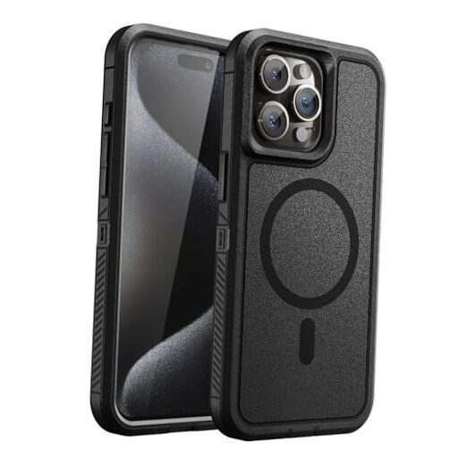 Strong Magnetic Case, Compatible with MagSafe,[Shockproof for iPhone 13 Pro Max