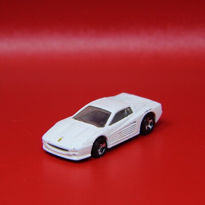 2003 Hot Wheels Ferrari F512M Pearl White HW Ferrari 5-Pack 1:64