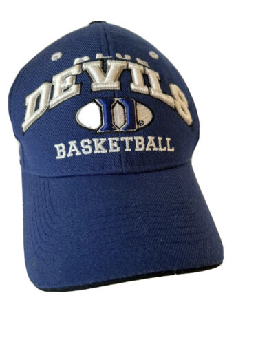 Vintage NCAA DUKE Blue Devils Koszykówka Baseball Zephyr Haftowana czapka Czapka Rozmiar 7 - Zdjęcie 1 z 8