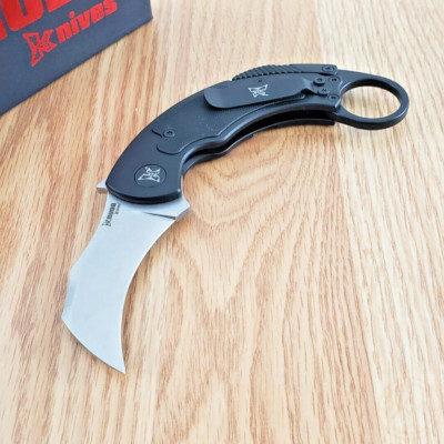 Krudo Snagbit Folder Folding Knife 2.75'' 9Cr18MoV Blade Stainless/G10 Handle