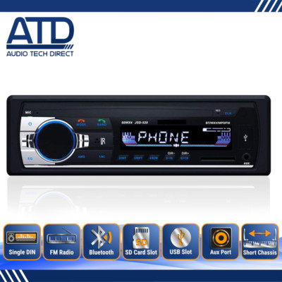 Bluetooth Autoradio Audio im Armaturenbrett FM AUX Eingang Empfänger SD USB MP3 Radio Player