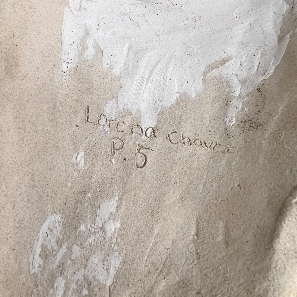 Handmade Studio Pottery Mask Ugly Face Wall Art - Image 3 of 4