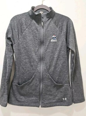 ''Top Of The Rock'' Golf Full Zip Jacket Under Armour cold gear women's sz s gray