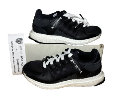 Adidas Mastermind x EQT Support Ultra Core Black Athletic Shoes 4 Mens CQ1826