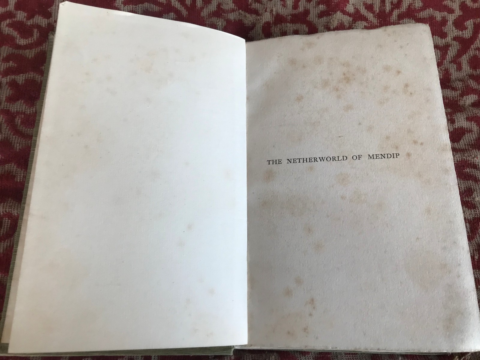 the netherworld of mendip .by e.a. barker 1907