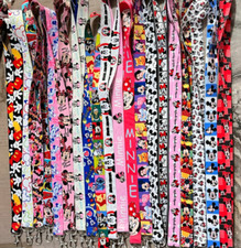 lot 50pcs cartoon mickey minnie mix Lanyard Mobile Phone ID Card KeyChain Holder