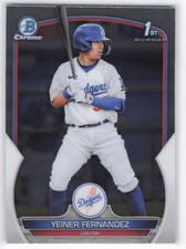 2023 Bowman #BCP-138 Yeiner Fernandez Chrome Prospects