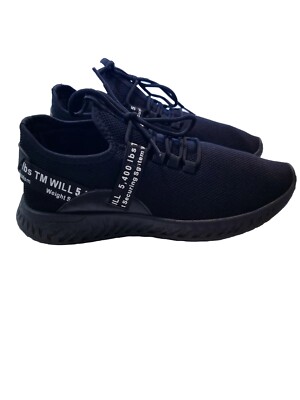 IFSONG Mens Tennis Sliding In Gym Training Running Black Size 11 Shoes/Sneakers