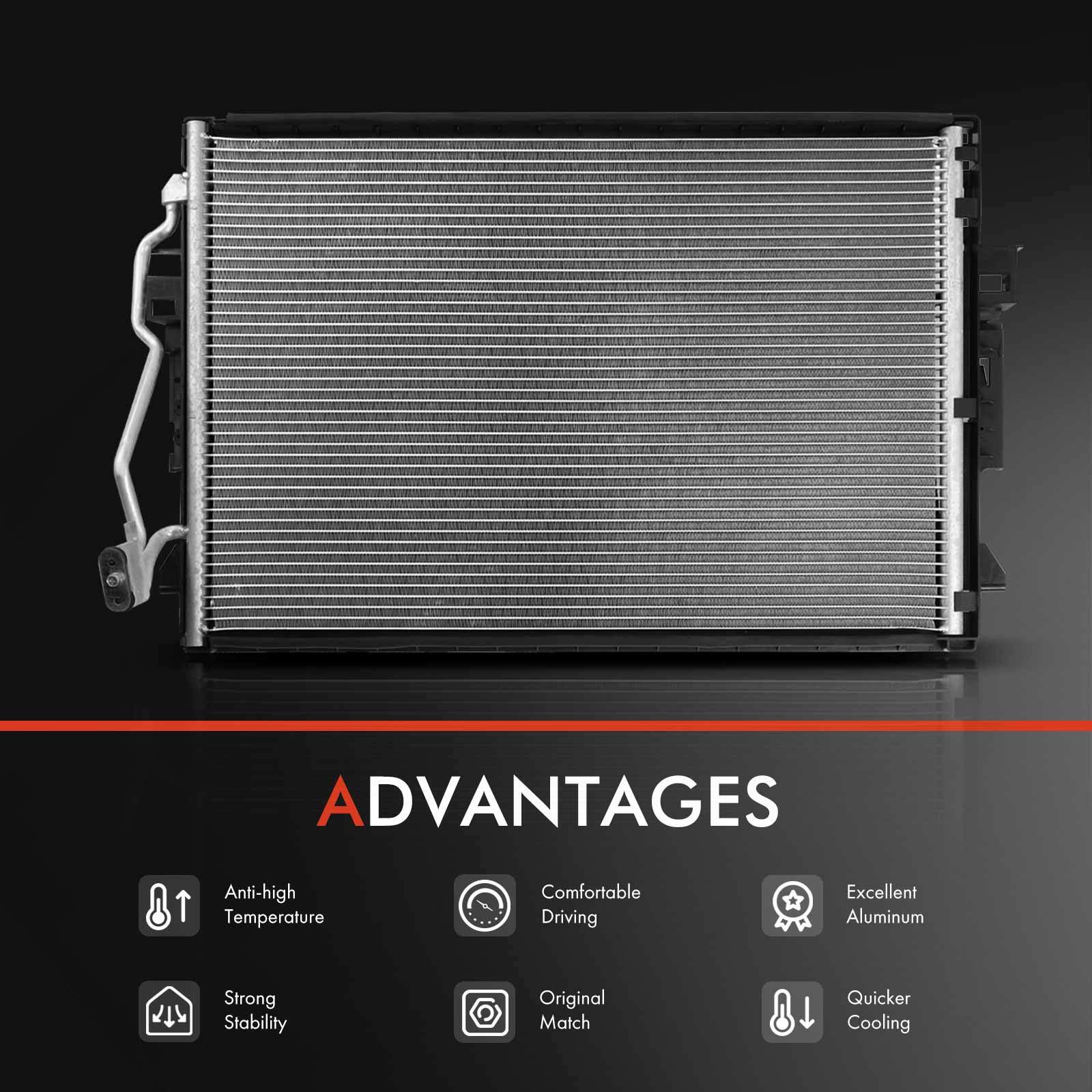 Radiator & AC Condenser Cooling Kit for Mercedes-Benz W221 C216 CL63 ...