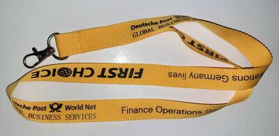 Deutsche Post World Net First Choice Schlüsselband Lanyard NEU (M88)