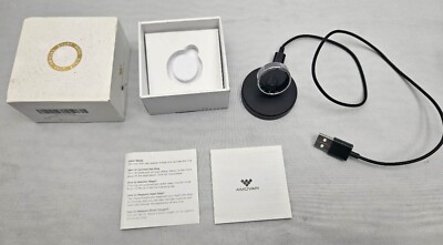 AMOVAN Smart Ring Health Tracker, Fitness Sleep Heart Rate Blood Oxygen Size 13