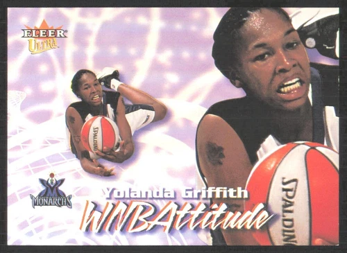 2000-01 Fleer Ultra WNBA WNBAttitude Yolanda Griffith Rookie #6 WA
