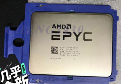 AMD epyc 7401 24 cores 48 threads 2.3ghz up to 3.0ghz 155w CPU processor