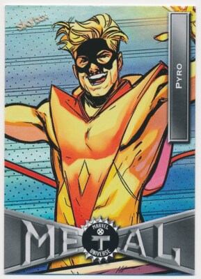 #91 PYRO 2020 2021 Upper Deck Marvel X-Men Metal