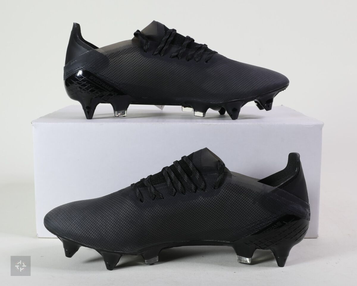Adidas X Ghosted.1 SG Core Black Athletic Soccer Cleats Adidas X Ghosted.1 SG Core Black Athletic Soccer Cleats
